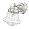 Z-Lite Vaughn 1 Light Wall Sconce, Brushed Nickel And Clear Seedy 736-1S-BN - alternate 3